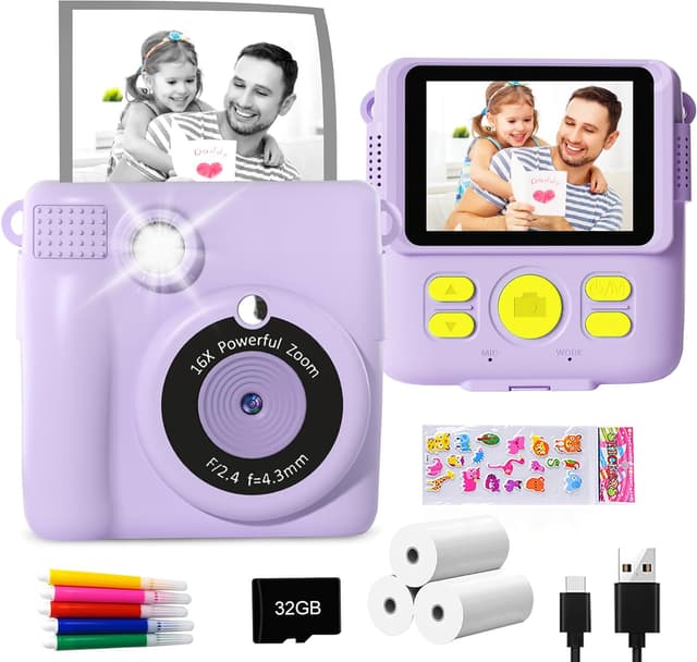 Detalle de GKTZ Macchina Fotografica Bambini 1080P