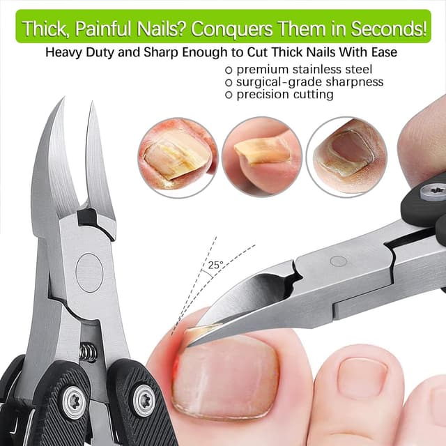 Detalle 1 de Toe nail clippers for thick nails 8.5cm