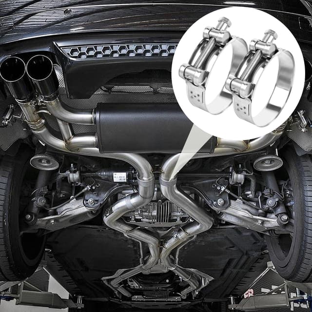 Detalle de Gelenkbolzenschelle Edelstahl 304 56–59 mm – robuste Spannbackenschellen für Schläuche und Auspuffrohre