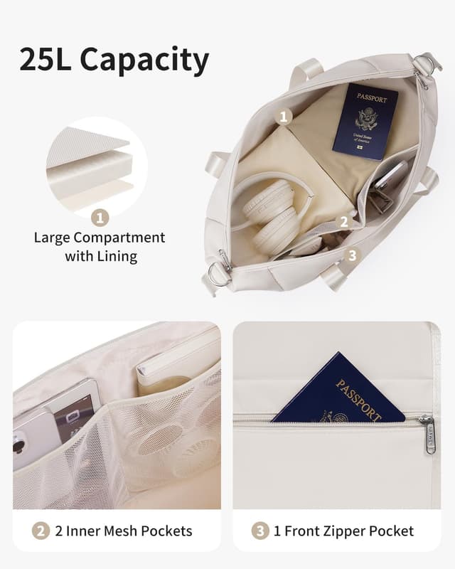 Detalle 1 de Narwey Easyjet Handgepäck 25L Beige