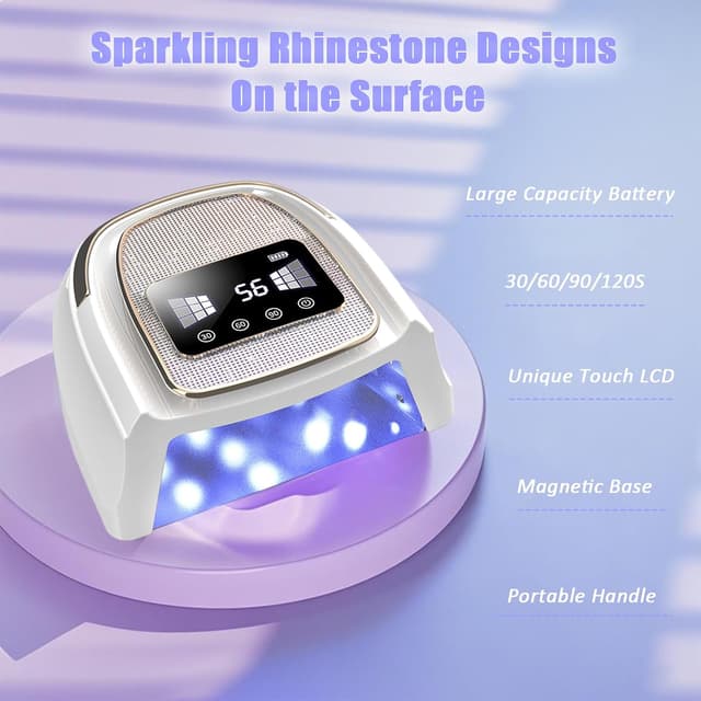 Thumbnail 1 de Asimebesty Lampe UV Ongles Gel 120W