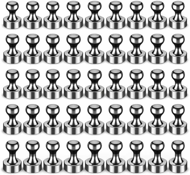 Thumbnail 6 de FINDMAG Black Fridge Magnets 24 Pack