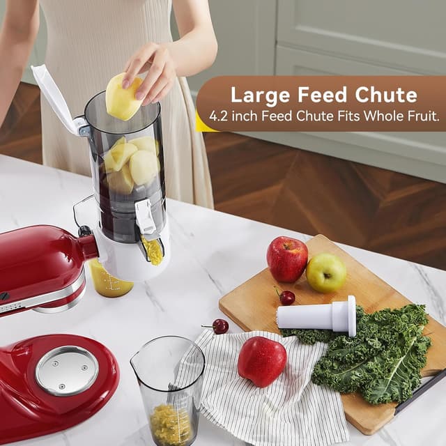 Detalle de KITCHTREE Juicer Attachment for KitchenAid, 4.2" 🍎
