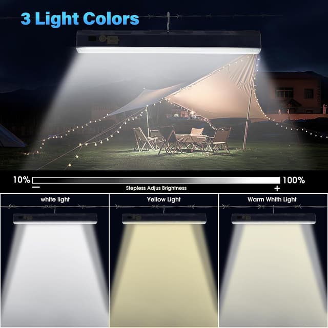 Thumbnail 4 de LETOUR Magnetic Work Light Bar 4000 Lumens