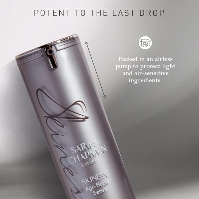 Detalle de Sarah Chapman Skinesis Age-Repair Serum (Vitamin A) – Lightweight anti-ageing serum for firmer, smoother-looking skin, 30 ml