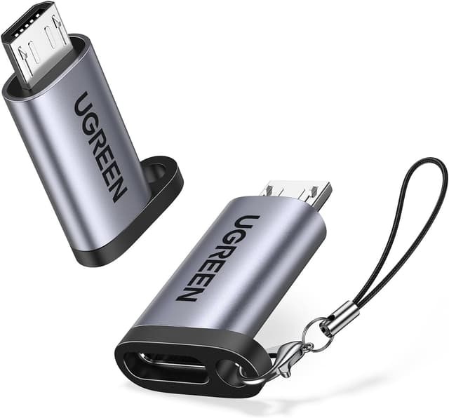 Detalle de UGREEN Micro USB to USB‑C Adapter, 2 pack