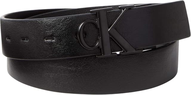 Detalle 1 de Calvin Klein Ck Buckle Tumbled 35mm cintura unisex con fibbia regolabile