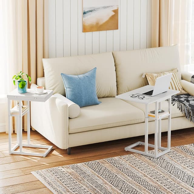 Thumbnail 6 de HOOBRO EWW29SF01 mesa en C plegable 52x39 cm