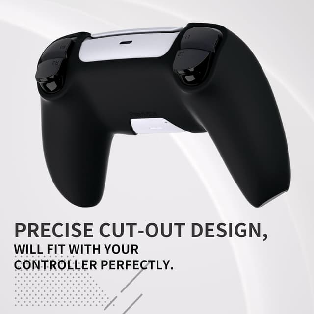 Thumbnail 6 de playvital Pure Series Anti-Slip Silicone Cover Skin with Thumb Grip Caps for PS5 Controller