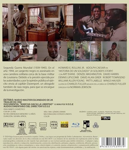Detalle 2 de research Historia de un Soldado BD25 Blu-ray