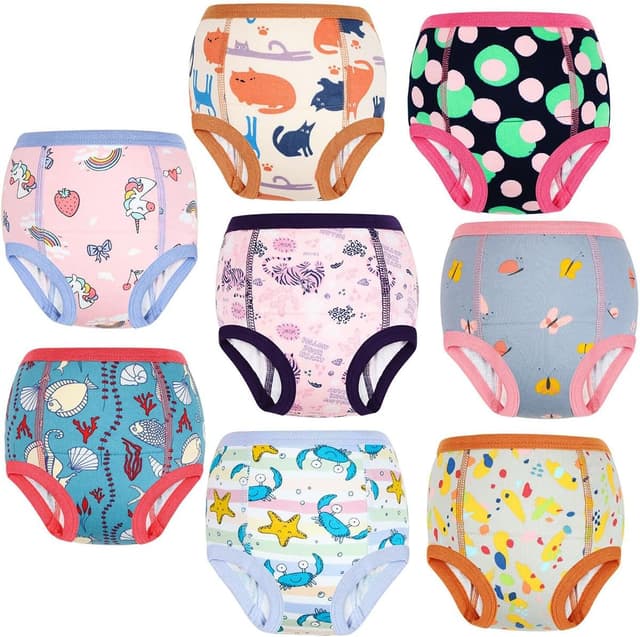 Detalle de FLYISH Jungen Trainingshose im 6er/4er Pack – weich, saugfähig, 100% Baumwolle