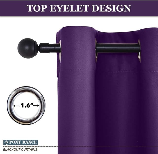 Thumbnail 6 de PONY DANCE Vorhang 240×140 cm Verdunkelungsvorhang 🎀
