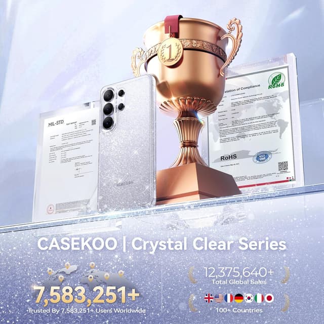 Thumbnail 5 de CASEKOO Pearl Glitter Case for Galaxy S26 Ultra