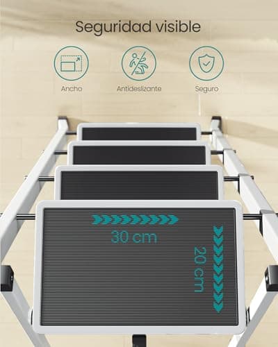 Thumbnail 4 de SONGMICS GSL004WZ01 Escalera de 4 Peldaños