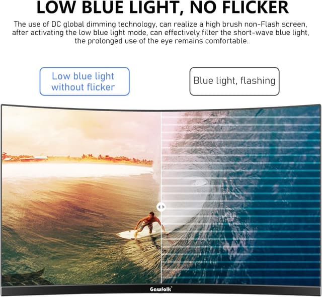 Detalle 2 de 24,5 Zoll Curved Gaming Monitor 120 Hz