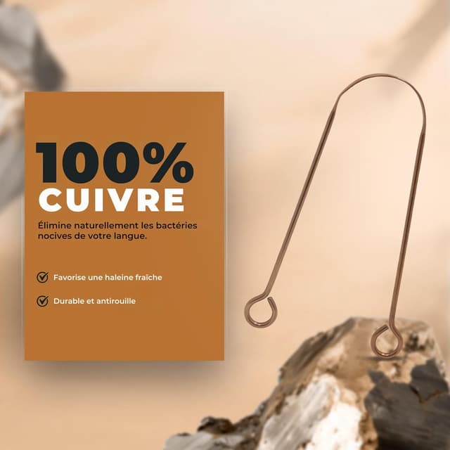 Detalle de Cuivre HOKIN gratte-langue 100% cuivre