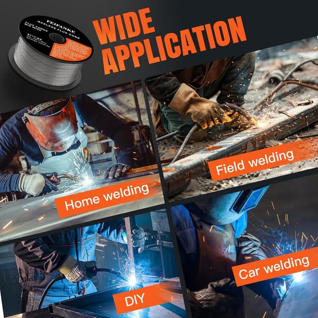 Thumbnail 6 de FEIFANKE Flux Core Wire E71T-GS MIG welding wire (1.0mm / .040) – 2 x 1KG gasless wire