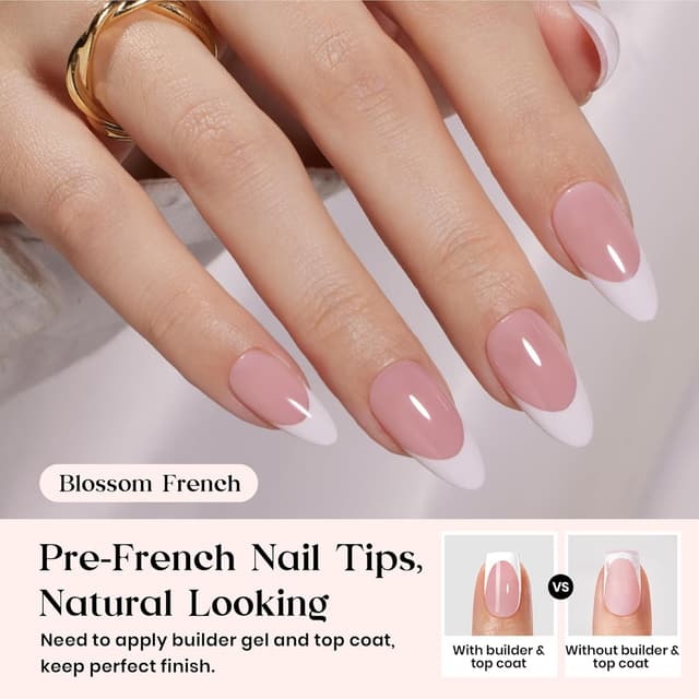 Detalle 2 de Beetles French Tips 210 rosa