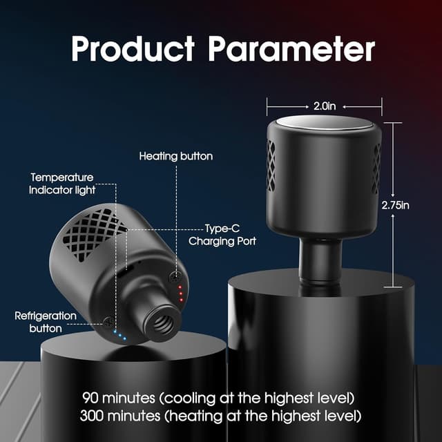 Detalle de AERLANG Massage Gun 20 speeds with heat