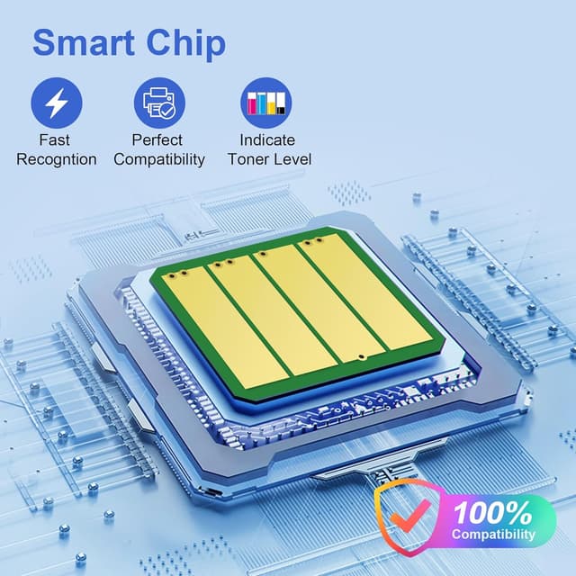 Detalle de ONLYU Toner compatibili Samsung CLT-404S per Samsung Xpress C430/C480 (Nero, Ciano, Giallo, Magenta)