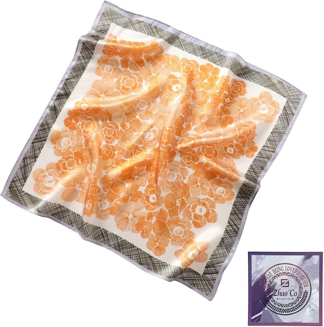 Thumbnail 1 de Foulard en soie de mûrier 66 x 66 cm ⚖