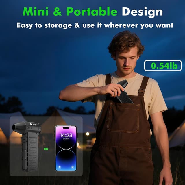 Thumbnail 4 de XJUGEZ Elektrische Staubgebläse 130.000 U/min