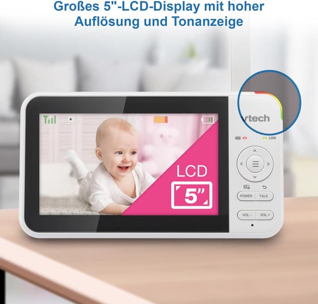 Thumbnail 6 de Vtech VM924 Video Babymonitor 5"