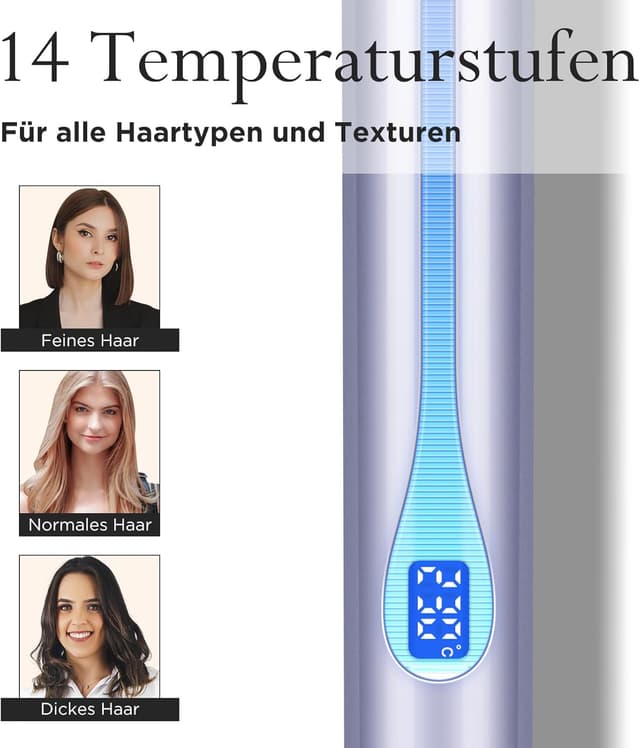 Detalle 1 de Infrarot Ionen Haarglätter 2 in 1