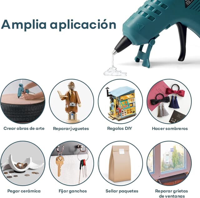 Thumbnail 4 de Mini Pistola de Silicona 50W para manualidades