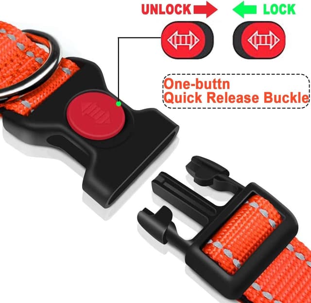 Thumbnail 3 de ATETEO Reflective Dog Collar M