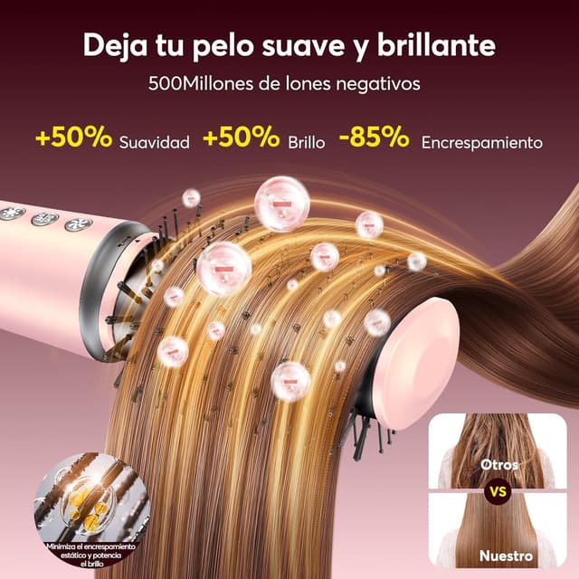 Detalle 2 de Bopcal 5 en 1 Air Styler Wrap 💨 Secador Alta Velocidad