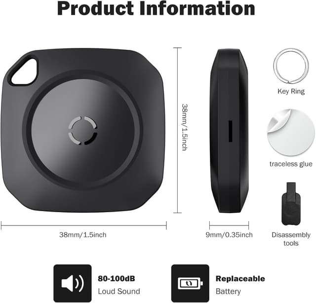 Thumbnail 2 de Air Tracker Tag individuatore iOS 4 pezzi 📟