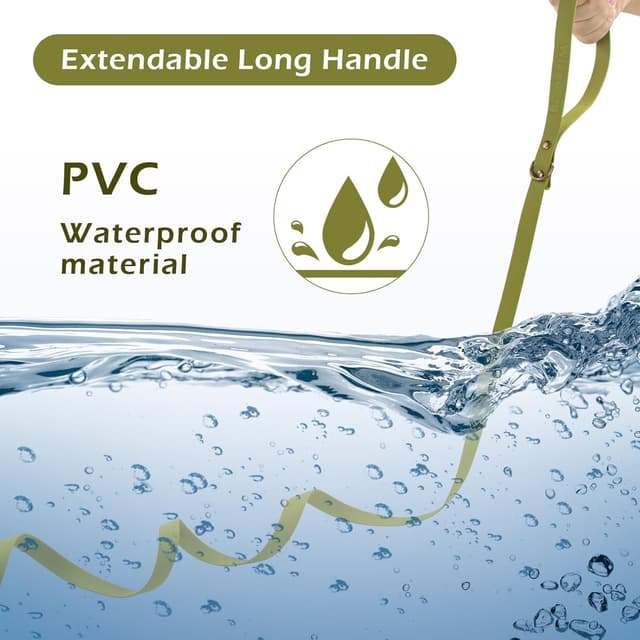 Detalle 2 de Wisedog Schleppleine für Hunde – robuste, wasserabweisende 10 m Übungsleine in Grün