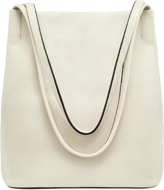 Thumbnail 6 de Kattee Genuine Leather Shoulder Tote Bag with Magnetic Closure (fits 9.7-inch tablet)