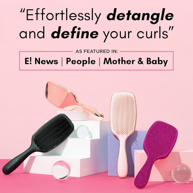 Detalle 2 de Lily England Detangling & Styling Brush (Rose Gold) for 2c to 4c Curly Hair