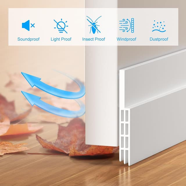 Thumbnail 3 de EXTSUD Bas de porte 100x5 cm Blanc 📐