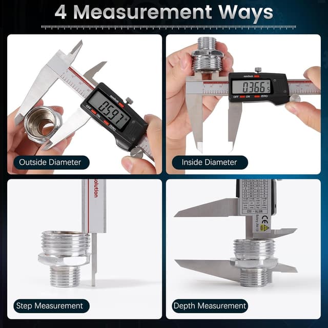 Thumbnail 3 de Housolution Digitaler Messschieber 8 Zoll â Messschieber đ