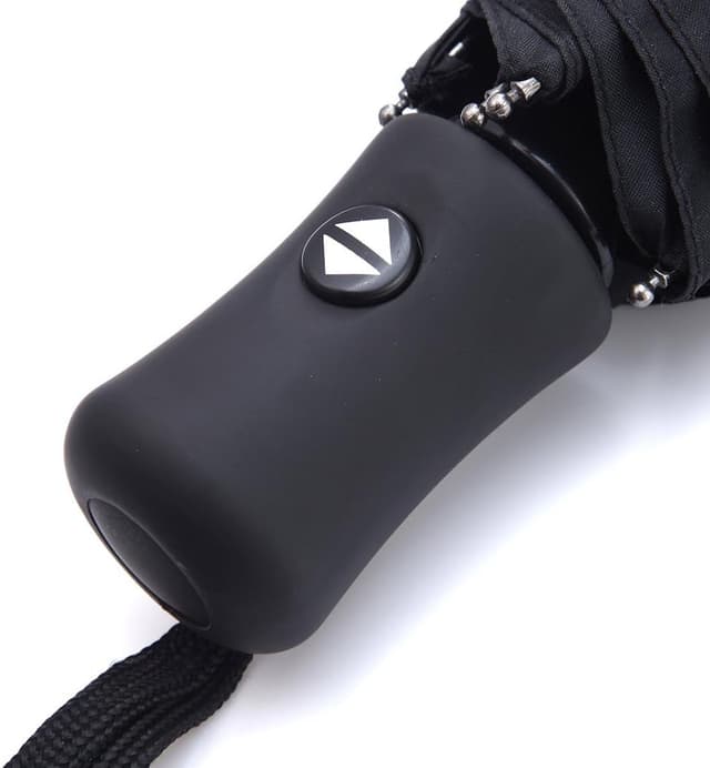 Detalle de Loiina Regenschirm Taschenschirm Windproof mit Auf-Zu-Automatik und UV-Schutz (8 Edelstahlspeichen, 3-teilig)