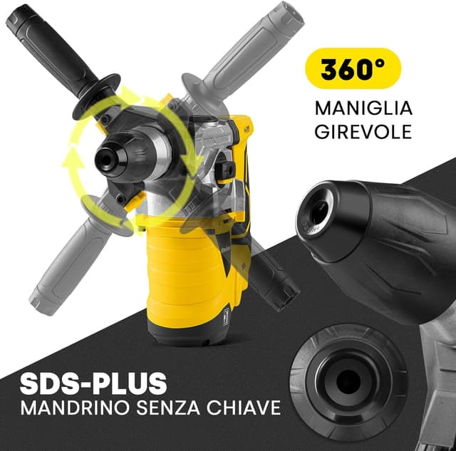 Thumbnail 4 de Enventor Martello Demolitore 1500W SDS-Plus