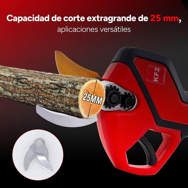 Thumbnail 2 de OUTIGO Tijeras de Podar Eléctricas 21V 25mm