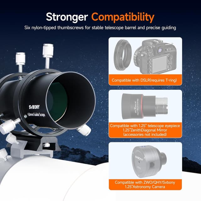 Thumbnail 6 de Svbony SV106 Guidescope 60mm für Astrofotografie