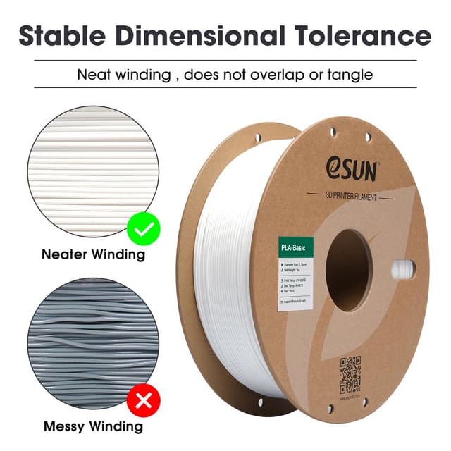 Detalle de eSUN PLA Filament 1.75mm PLA Basic