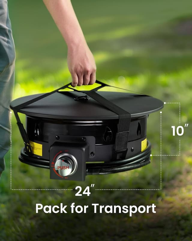 Thumbnail 6 de Ciays 24 Inch Propane Fire Pit