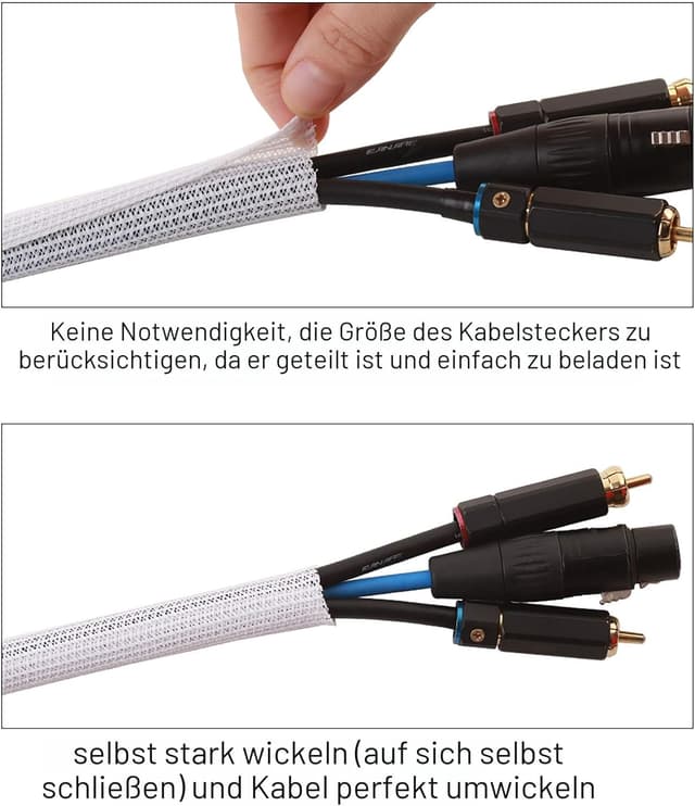 Thumbnail 1 de Alex Tech 13 mm Kabelschlauch 3,1 m Weiß