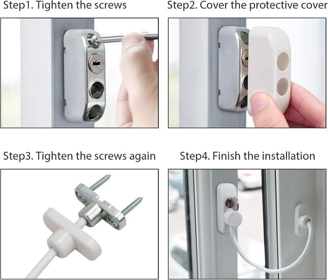 Thumbnail 4 de Neoteck 19cm Window Restrictor Lock