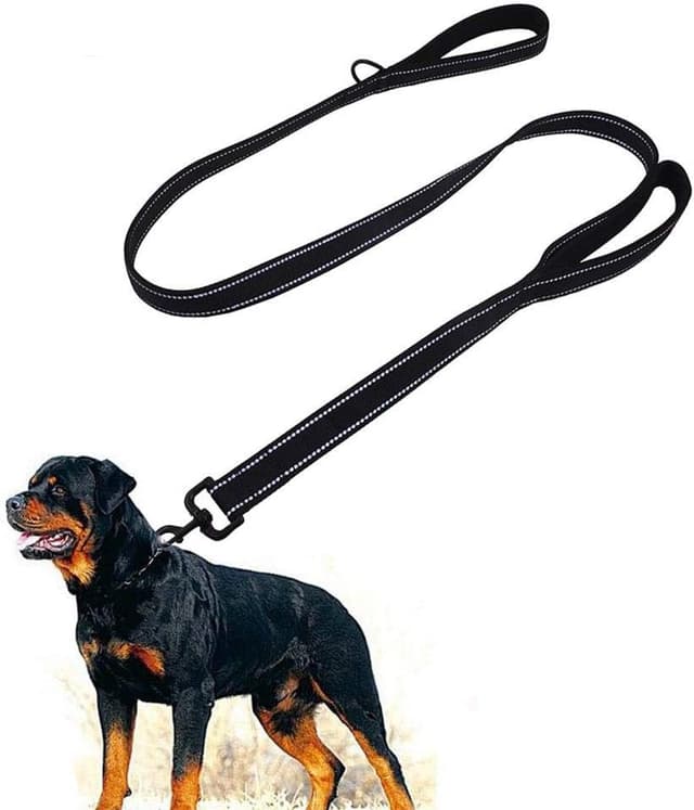 Detalle de Reflective Dog Lead 1.5 m โ Padded Handle ๐