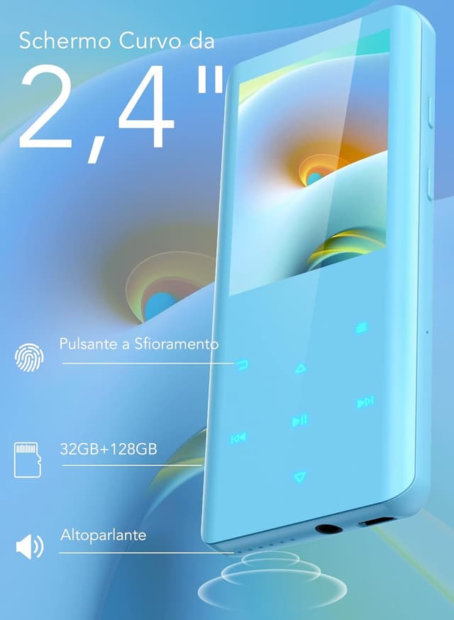 Thumbnail 3 de AGPTEK Lettore MP3 32 GB Bluetooth 5.0