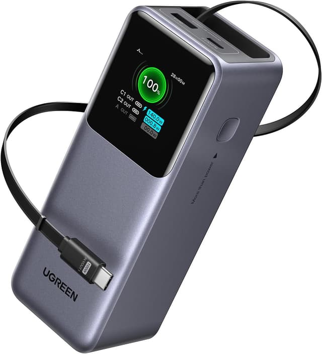 Detalle de UGREEN Nexode Power Bank 20000mAh 165W Schnellladen