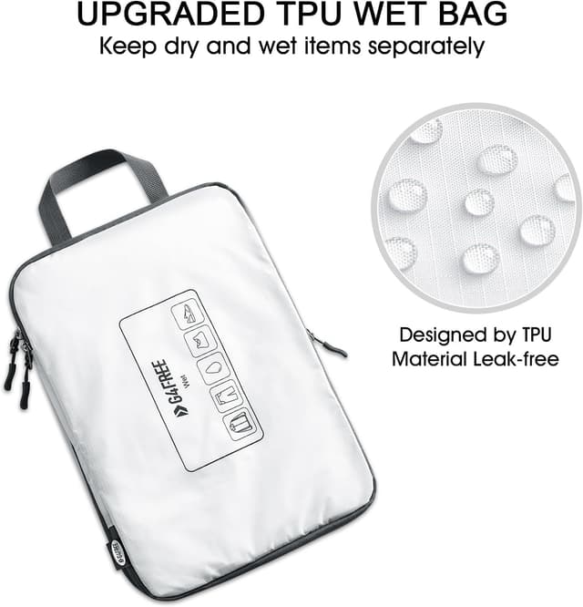 Thumbnail 4 de G4Free Organiseurs de voyage 6 pièces