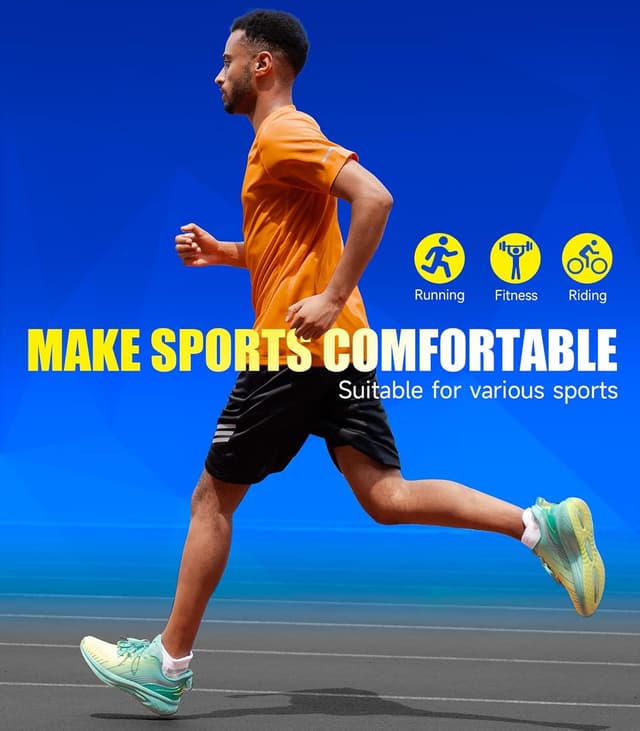 Thumbnail 5 de Alaplus Running Socks Cushioned Sports Socks